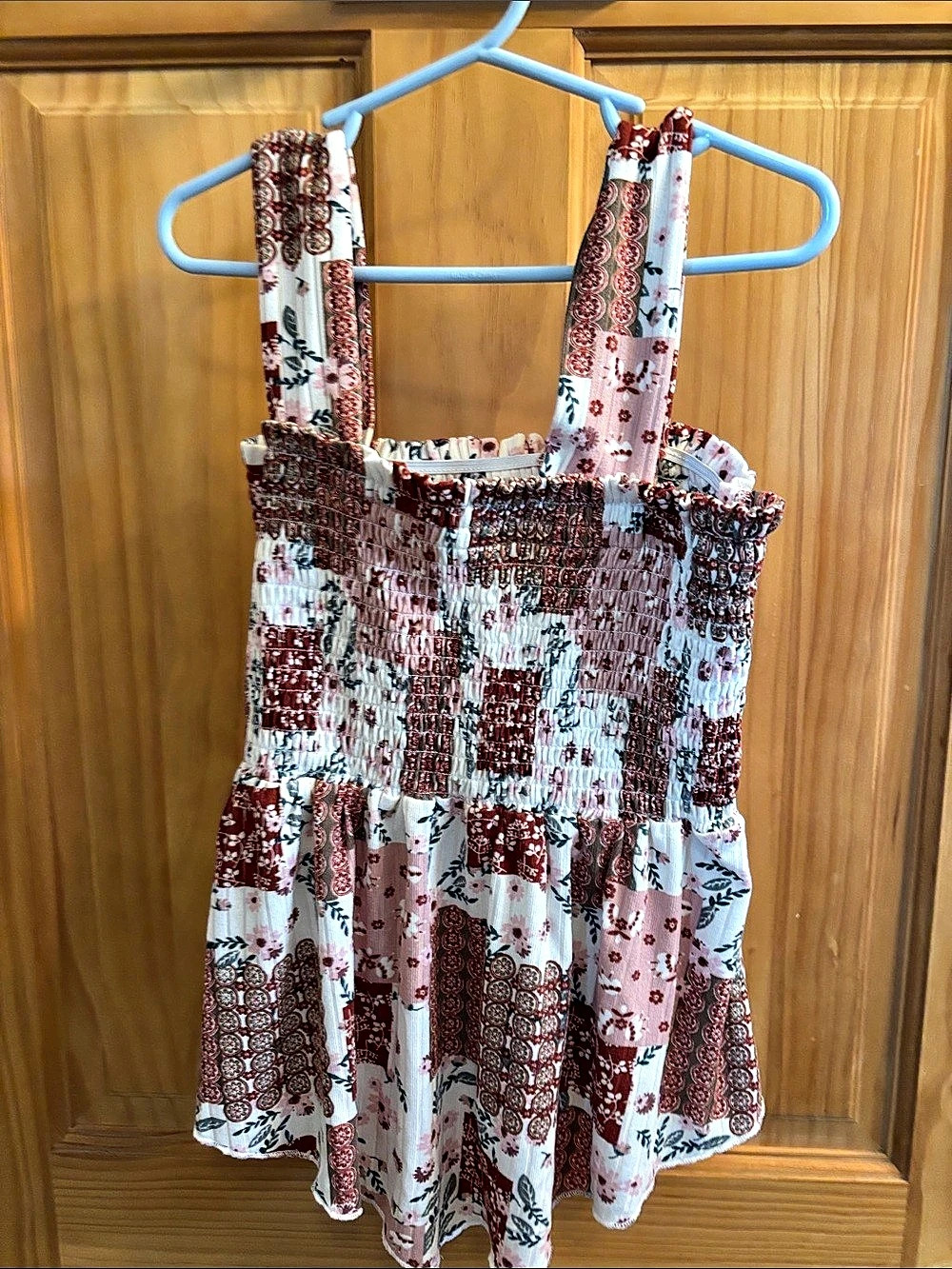 Girls Paisley Tank Top Size Large